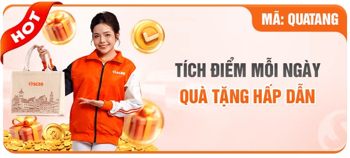 Tích điểm mỗi ngày để nhận quà tặng hấp dẫn từ sc88